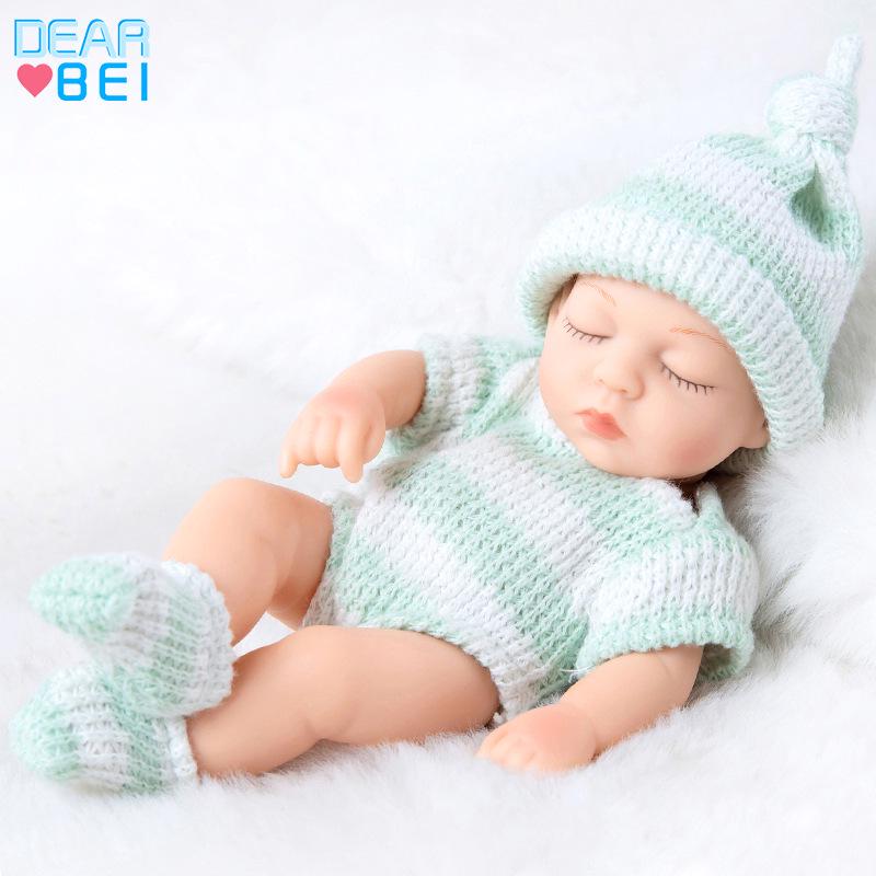 7-Inch Soft Vinyl Reborn Baby Doll Mini Figurine