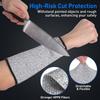 2 Pairs Arm Protectors, Protection Sleeves Forearm Covers Industrial Forearm Protectors Thin Skin and Bruising Cut Resistant Sleeve Level for