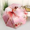 1pc BallerinaFloral Themed High-quality Umbrella,Automatic Opening and Closing Umbrella,Multi-functional Umbrella G0811048