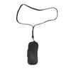 PU Leather Sunglasses Storage Bag With Lanyard Solid Color Portable Eyeglasses Pouch Durable Hanging Glasses Holder Cover Bag