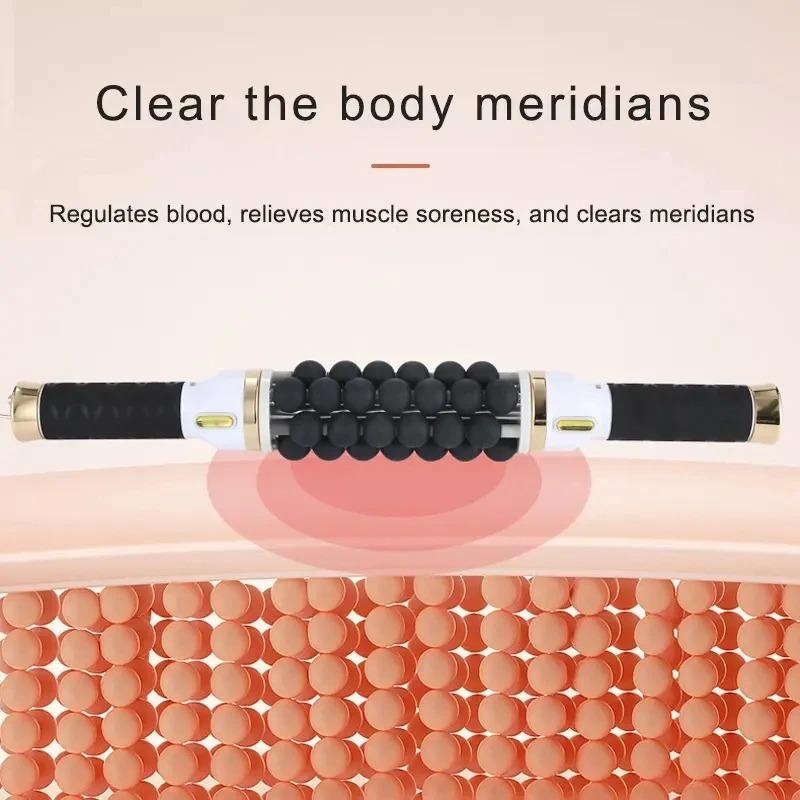 40W Electric Roller For Muscle Body Relaxing High Frequency Rolling Massage Fitness Anti-Cellulite Slimming Machine For Women