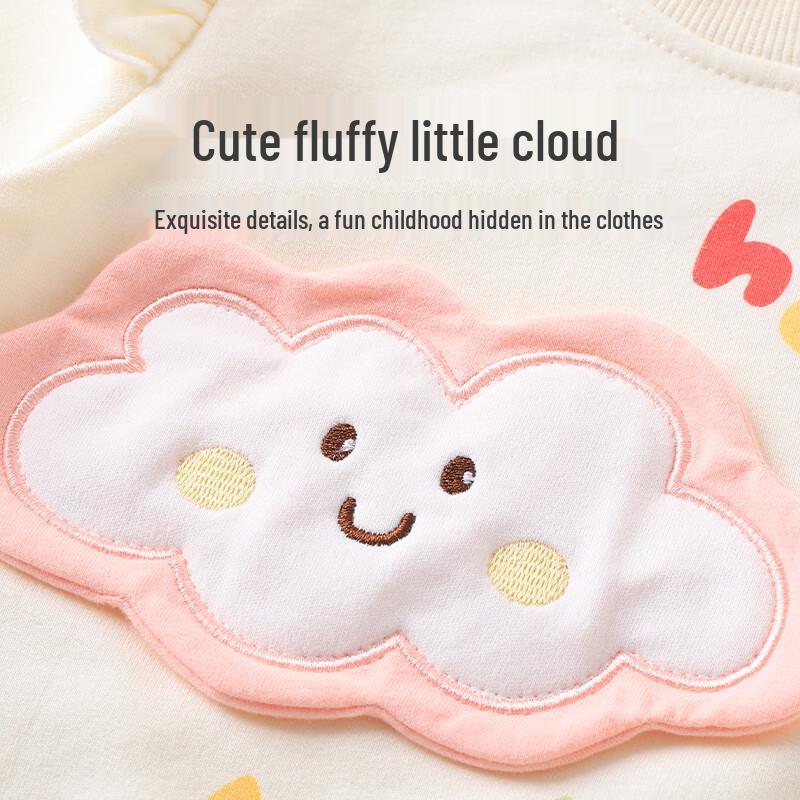 Baby Girls' Long-Sleeve Two-Piece Outfit