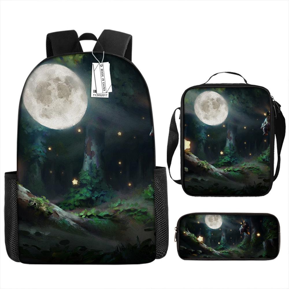 New astronaut schoolbag, boys, primary school students, grades 3 to 6, handsome and lightweight, junior high school students, backpack, large capacity