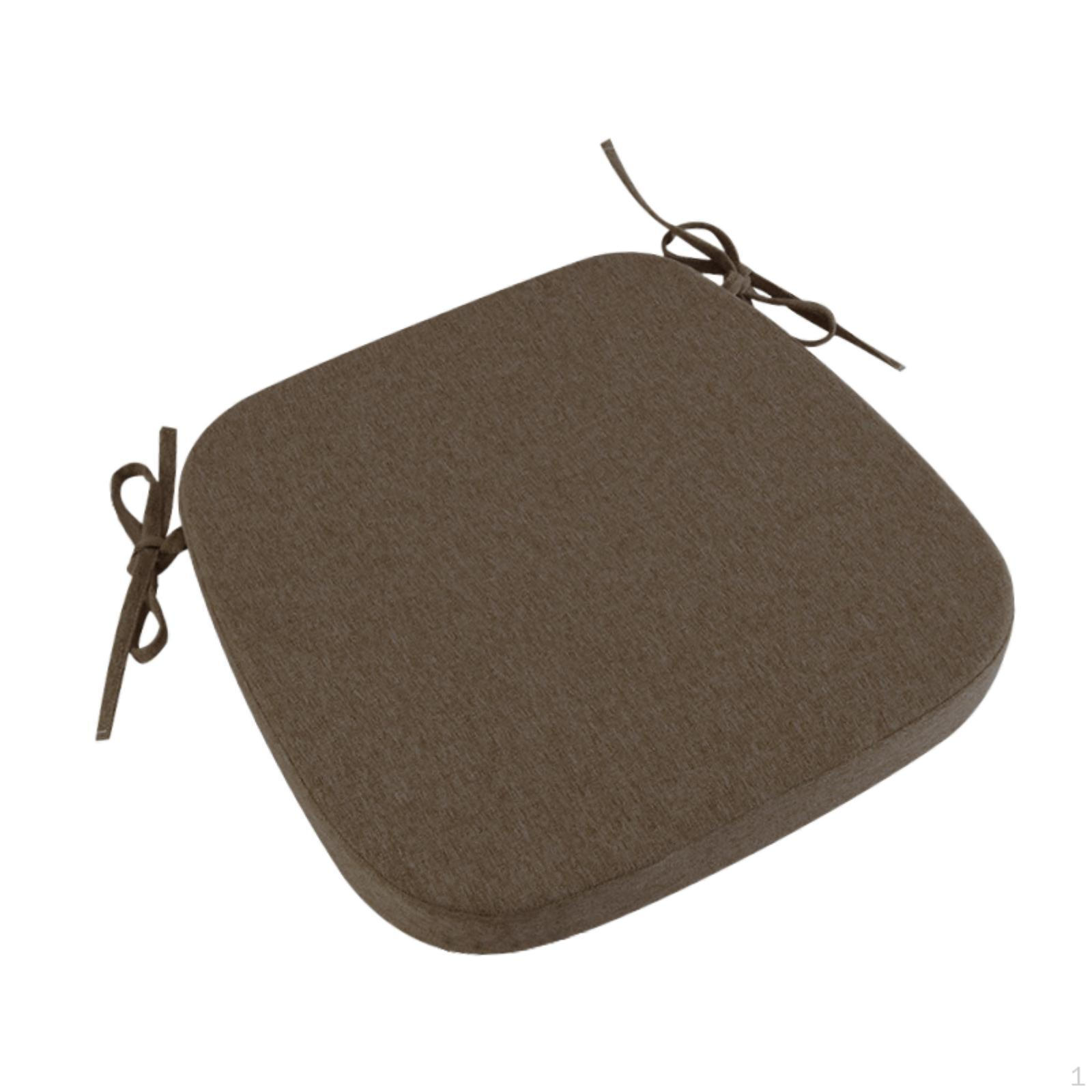 

Подушка для стула Многоцелевое напольное сиденье Простой съемный моющийся льняной чехол для сиденья светло-коричневого