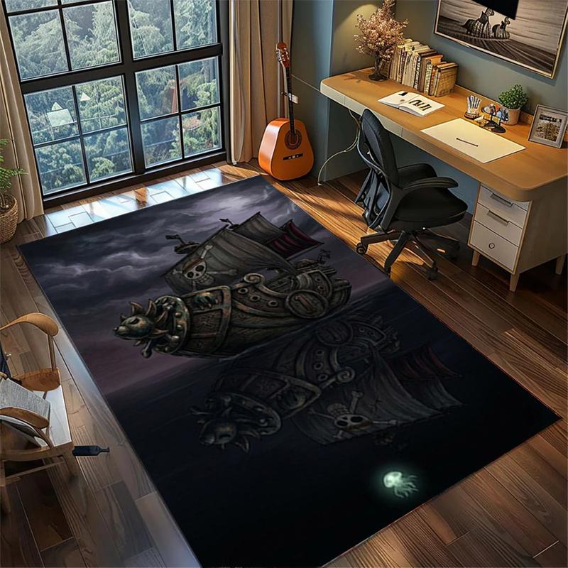 Non Slip "ONE PIECE" Floor Rug Large Washable Area Carpet Bedroom Gamer Room Home Decor kwq45