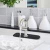 Kitchen Faucet Absorbent Mat Sink Splash Guard Microfiber Faucet Splash Catcher Countertop Protector With Button 2 Size Choose