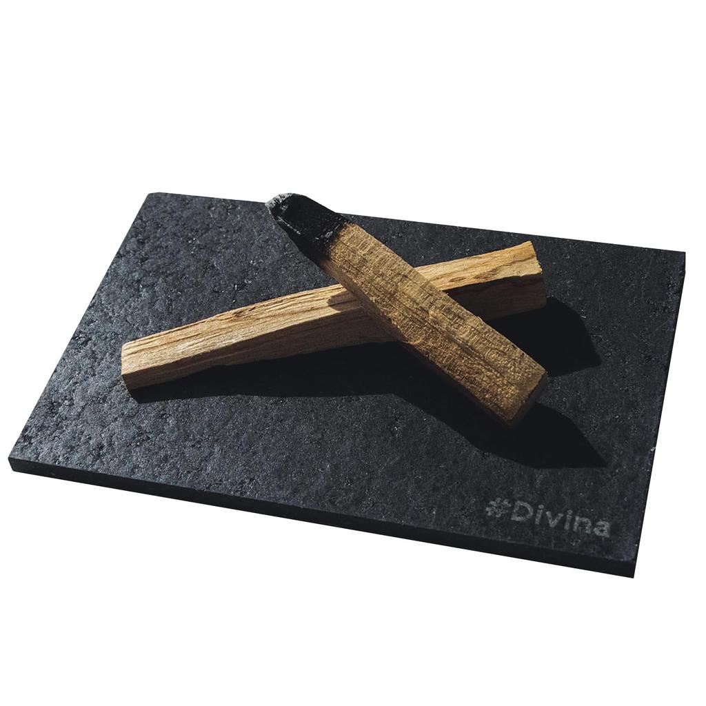 #Divina Palo Santo Plate, Saucer, Heat-Resistant Holder, Incense Holder (Single Item)