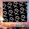 1Pc Urban Music Tapestry - Polyester 2D Print The Weeknd Signature & Xo Design, Ideal For Home Decor & Birthday Gift For R&B Fan