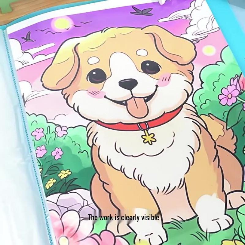 Portfolio d'art pour enfants A3: Stockage 8K pour les photos, les certificats et les dessins.