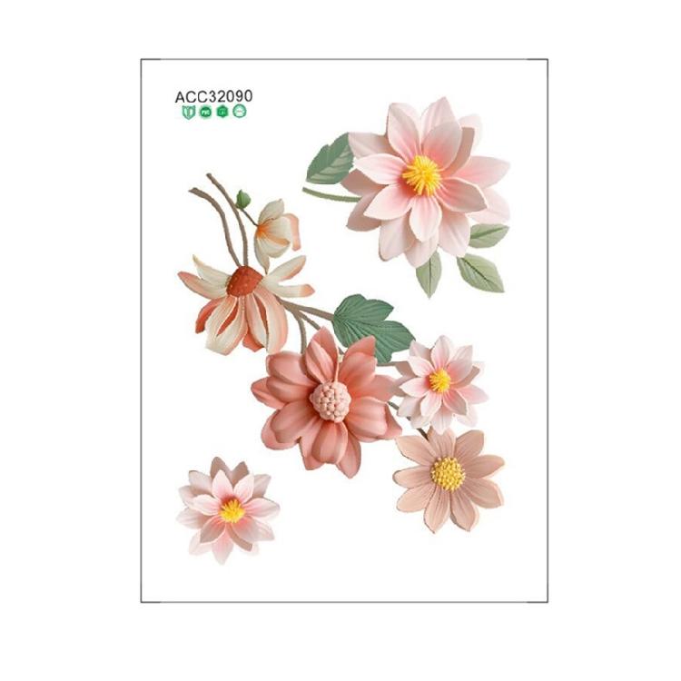 Decorative Flower Light Switches Sticker Enhances Room Decoration Easy Installation on Various Surfaces Decal