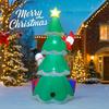 7.9FT Christmas Inflatable Toys With LED Lit Xmas Tree Set Santa Snowman Gift Box Ornament Supplies Festive Xmas Yard Decoration