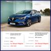 For Renault Megane 4 MK4 IV 2016 2017 2018 2019 2020 Gloss Black Door Handle Cover Car Exterior Accessories Rustproof Stickers