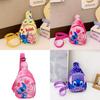 Adorable Stitch Print Chest Bag Featuring Large Capacity For Kids Multi Colors
