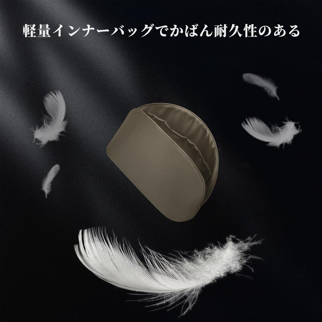 KINGS IN BAG Bag-in-Bag, Satin, Lightweight, for Small Bags, Organizes Luggage, and Prevents Shape Change, Compatible with Bolide (Etoupe, Bolide 31)