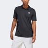 Adidas Polo Shirt With Collar For Golf Men Tops Black HS9045