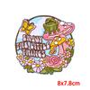 Mountain Adventure Outdoor Scenery Embroidery Patches Iron On Patches Diy Sun Waves Patch Backpack Jackets Sew Embroidered Badge 