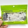 DUODUOYU 30PCS Mini Soft Fishing Lures 30mm/0.6g   Small T-tail Worm Lure Silicone Artificial Bait   Bass Pike Fishing Tackle