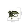 Retro Pterosaur Dragon Small Statue Brass Animal Model Miniature Sculpture  Bedroom