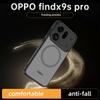 For Oppo Find X9s and X9s Pro Case Magnetic Frosted Semi-transparent Baby Skin Raised Camera Lens Lips Hybrid Soft Cover