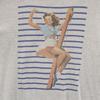 Blue Blue Made In Japan Pin Up Short Sleeve T-shirt 1 Gray Men's Used