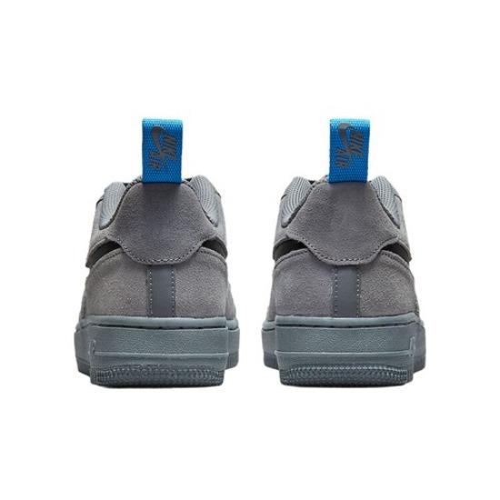 Nike Air Force 1 Low Cut Out Swoosh - Smoke Grey - DQ1097-001