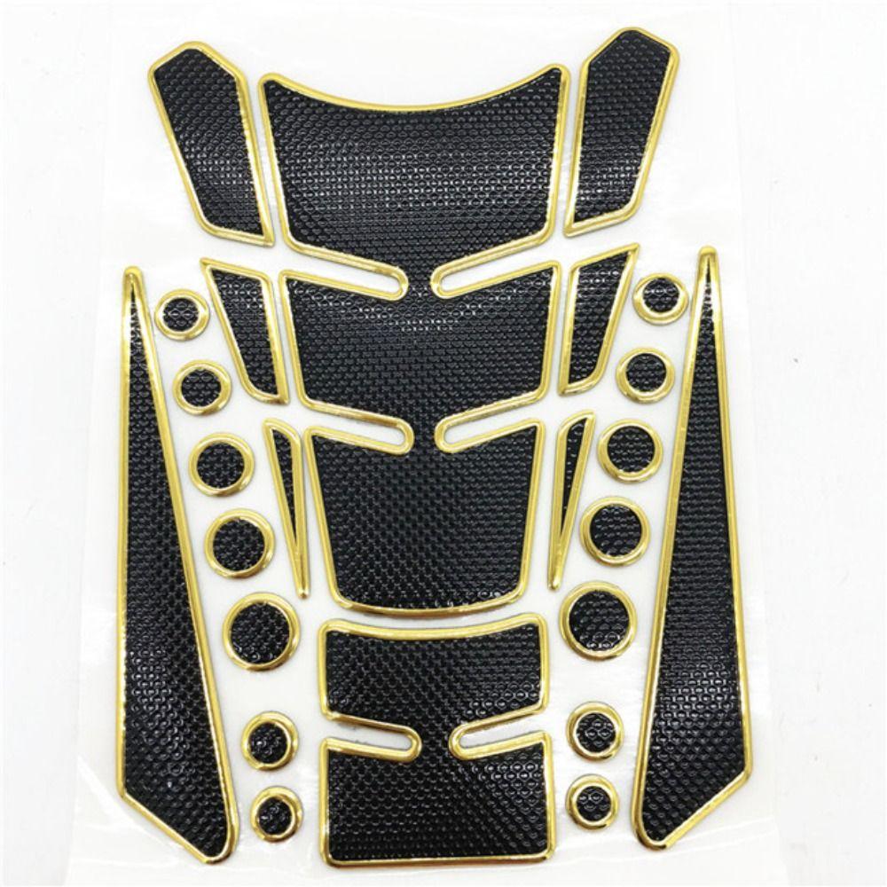 3D Motorcycle Fuel Tank Stickers Universal Fish Bone Decals Protector Pad High Quality Car Decoration Modification Accessories