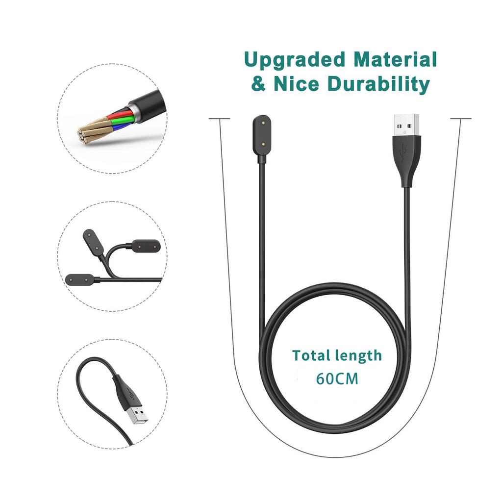 For Huawei Band 10/9/8/7/6/Watch Fit mini/2/3/4X/4Pro/Honor Band 7/6/Watch ES USB Smartwatch Charger Replacement Charger