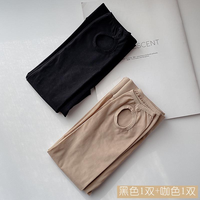 Spring and Autumn Thin Silk Stockings for Women, Anti-snag, Durable, with Silicone Anti-slip Bottom, Non-slip, Non-sagging Pantyhose
