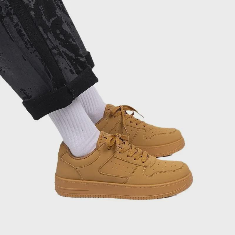 Men's Trendy Thick-Soled Height-Increasing Casual Board Shoes - Model HY096