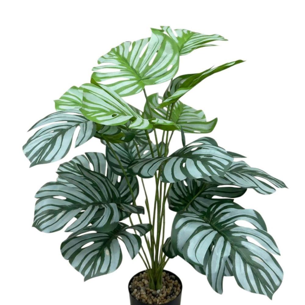 55cm Artificial Plant 12/18 Leaves Fern Plant Bundle Large Size Fake Palm Plant  Wall Decoration