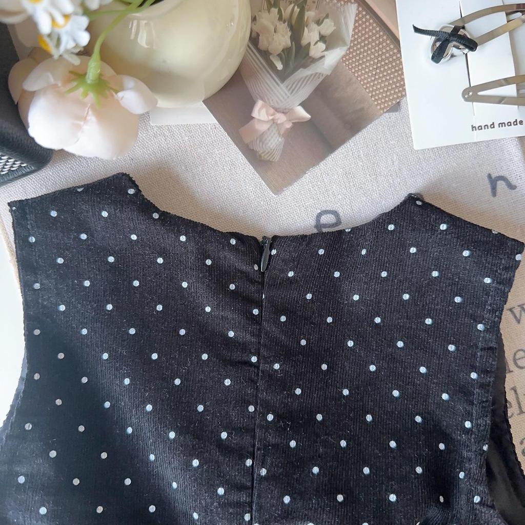 Ensemble Robe Gilet 2 Pièces Printemps & Automne pour Bébé Fille AQB006