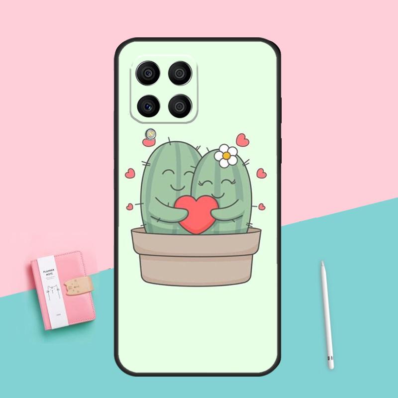 Plant Cactus For Samsung Galaxy M52 M32 M06 M16 M13 M14 M33 M12 M31 M55 M15 M11 M21 M35 M53 M34 M54 Case