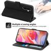 For Samsung Galaxy A17 5G Case Flower Pattern PU Leather Wallet Phone Cover with Strap