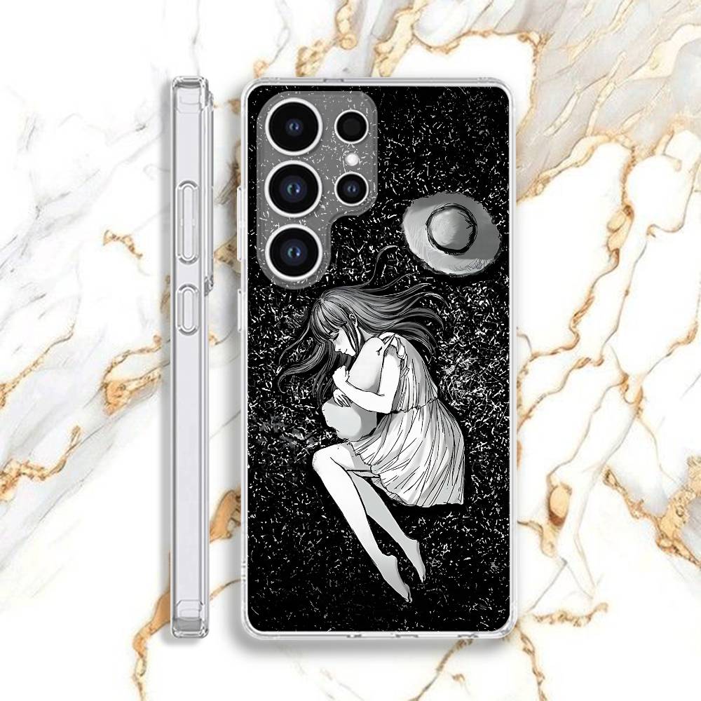 

G-Goodnight Oyasumi P-Punpun Phone Case For Samsung S22,S24,S30,S10,S21,S25,S23,S10,PIus,Ultra,5G,FE,lite Transparent Cover SamsungS20ULTRA5G