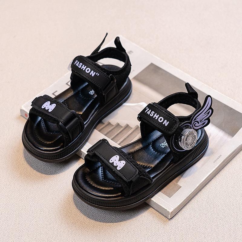 New Summer Kids' Casual Sports Shoes - Fashionable All-Match Soft Sole Sandals for Big & Little Girls