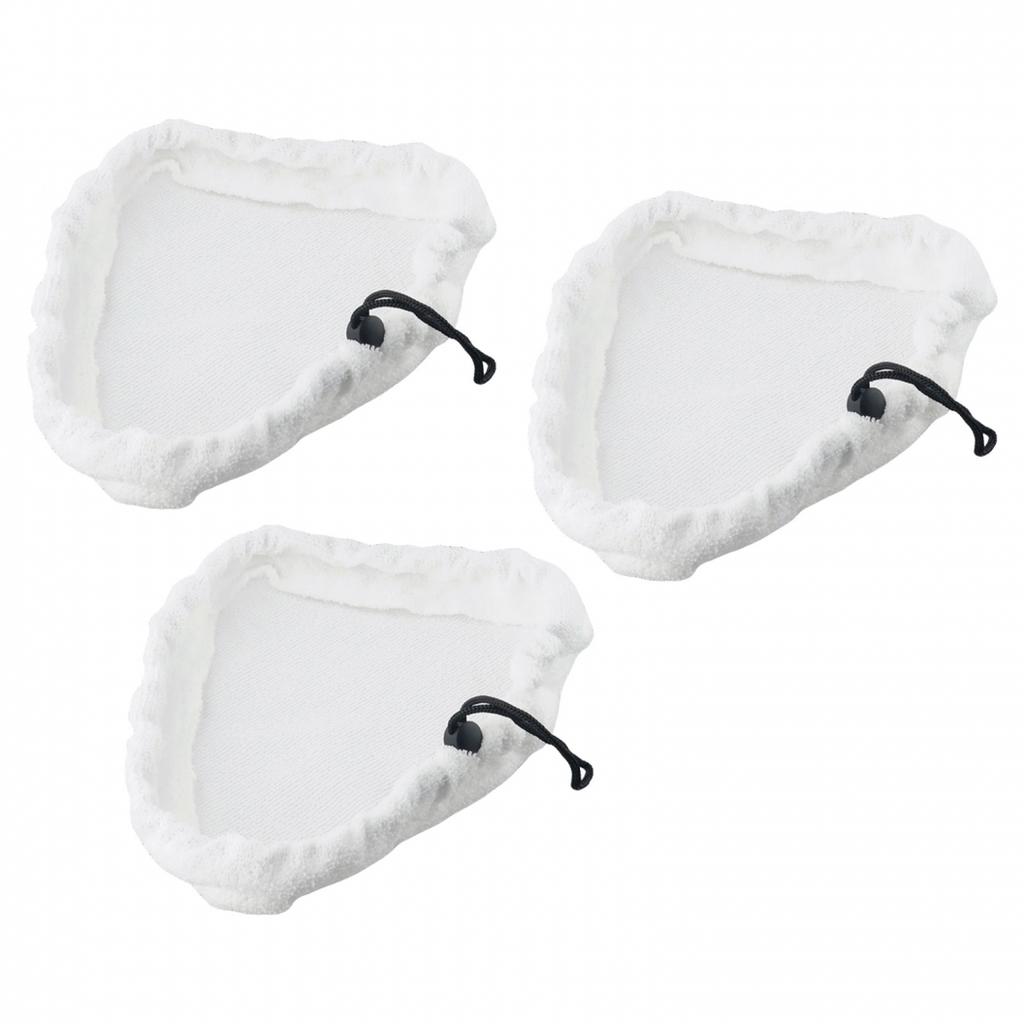 For Steam Mop Cleaning Pad Super Absorbent 3pcs Floor