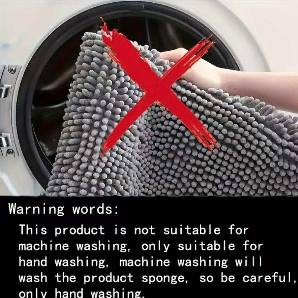 Non-slip Corner Shower Mat Washable Floor Mat Creative L-shaped Chenille Bath Mat  Living Room