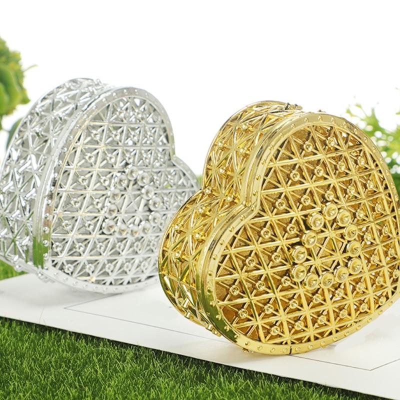 Süßigkeitenhalter Dekorative Plastik-Herzform Leckerli-Box Ideal für Hochzeitsgeschenke Geburtstagsfeiern Und Weihnachtsgeschenke