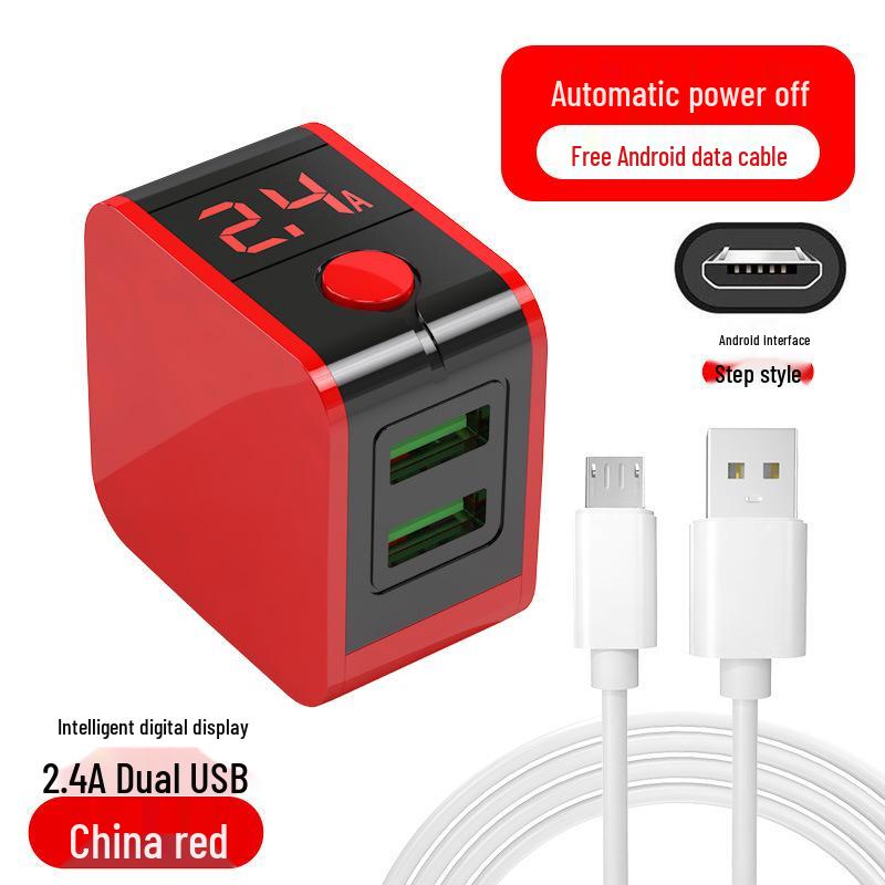 Fast Charging Multi-Port USB Charger with Auto Power Off & Overcharge Protection for iPhone