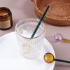 Colored Transparent Coffee Scoop Glass Milk Spoon Dessert Tableware Stirrer Spoon Stirring Spoons