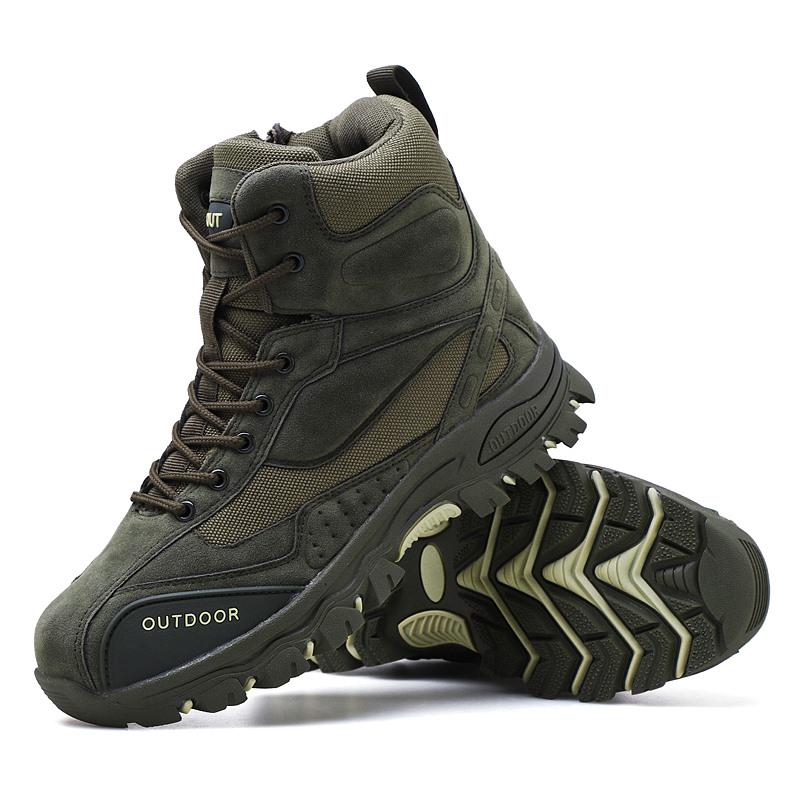Winter Herrenstiefel Hohe Qualität Warmes Leder Herren Stiefeletten Herren Schneestiefel Freizeitschuhe für Männer Botas Arbeitsstiefel