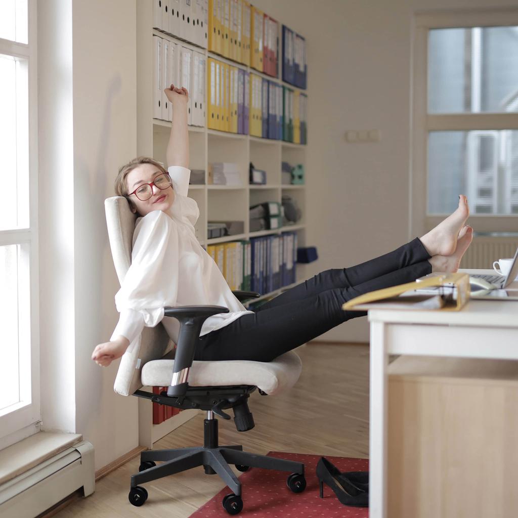 AXL 70mm Nylon Chair Casters for OA and Office Chairs, 360-Degree Swivel, Ultra-Smooth Rolling, Waterproof, Dustproof, and Hair-Repellent (Black)