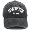 European and American SWIFTIE Embroidered Baseball Cap Summer Washed Retro Taylor Fan  Female  Comfortable Breathable Adjustable