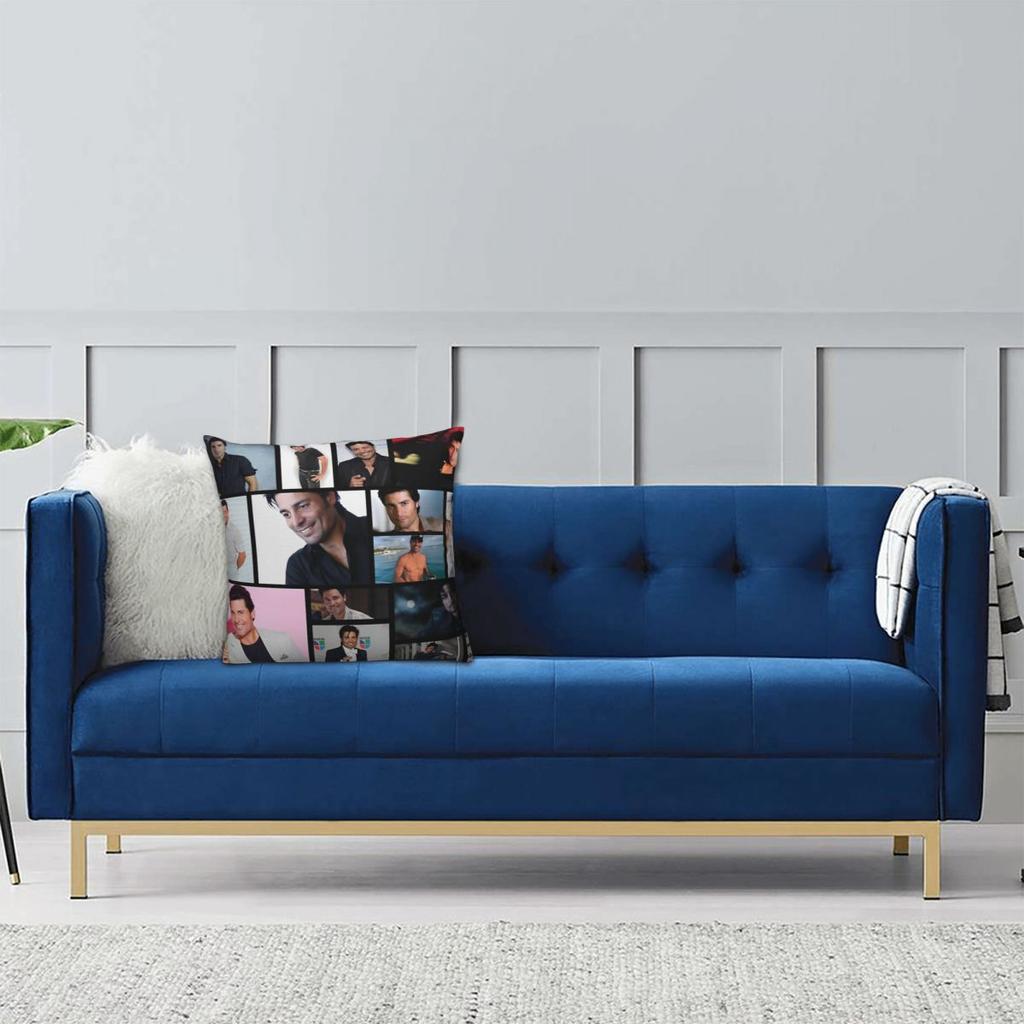 Chayanne Puerto Rican Latin Pop Singer Pillowcase Printing Polyester Cushion Cover Gift Throw Pillow Case Cover Home Zippered