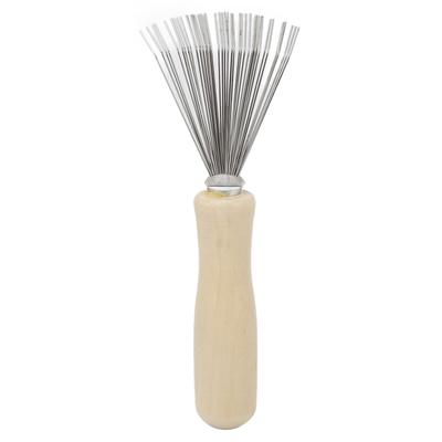 Hair Brush Cleaner Quick Cleaning Hair Comb Cleaner Hair Dirt Remove Comb Cleaning Tool with Wood