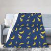 Heated Rivalry Banana Blankets Flannel Spring Autumn Shane and Ilya Portable Warm Throw Blankets for Bedding Travel Quilt