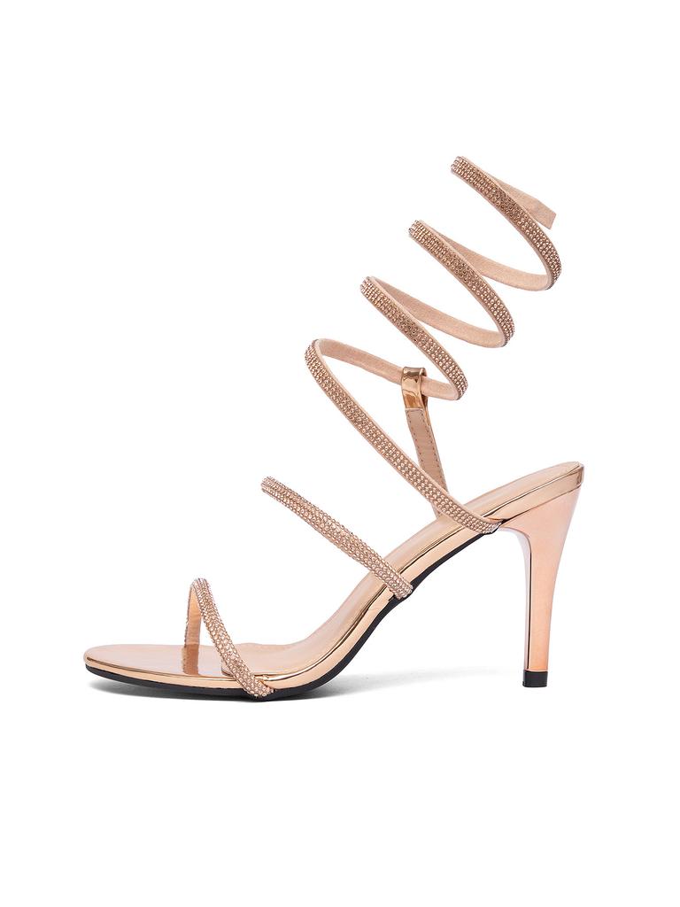 Women's Stiletto Heel, Fashionable Sexy Style Minimalist Design High Heel Sandals Super High Heel