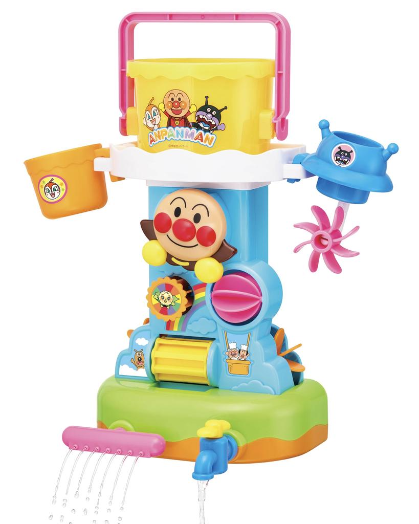 AGATSUMA Anpanman Bucket Splash! Bath Splash (Ages 1.5 and up)