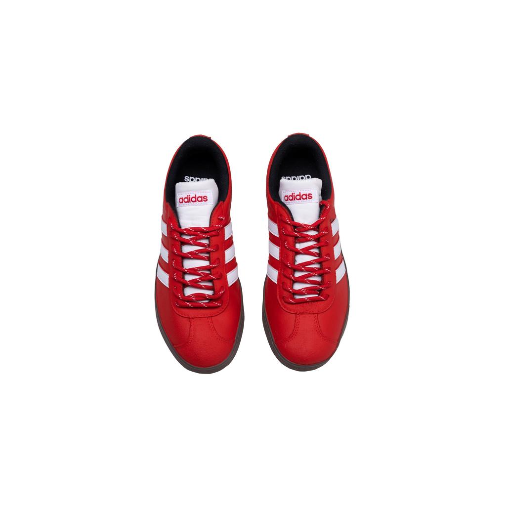 Adidas Neo VL Court Lifestyle Slip Resistant Low top Skateboard Shoes Unisex Red White HQ1802(Team329-)
