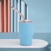 1pcs Tumbler Design Shot Cups 3oz Stainless Steel Shot Glass With Lid And Straw Insulated Drinking Cup For Bar Pub Club Restaurant Home Use Drinkware